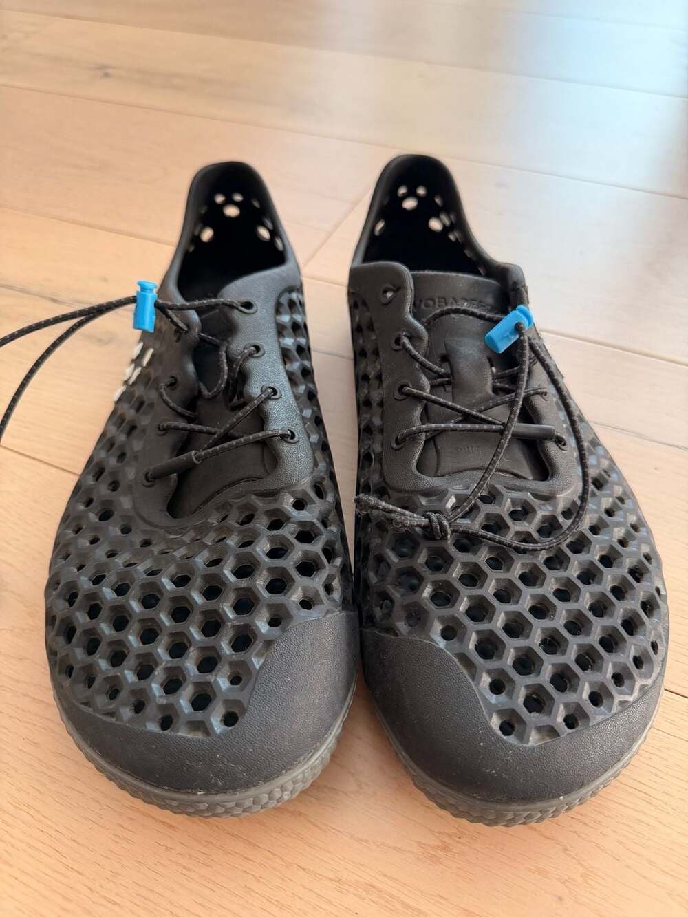 Vivobarefoot Ultra III Black Perforated Barefoot Water Shoes Men's Size EUR 45